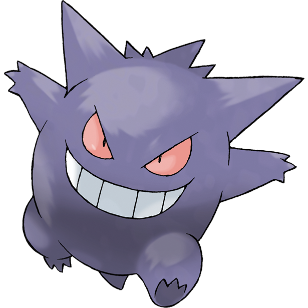 gengar looking rad as heck